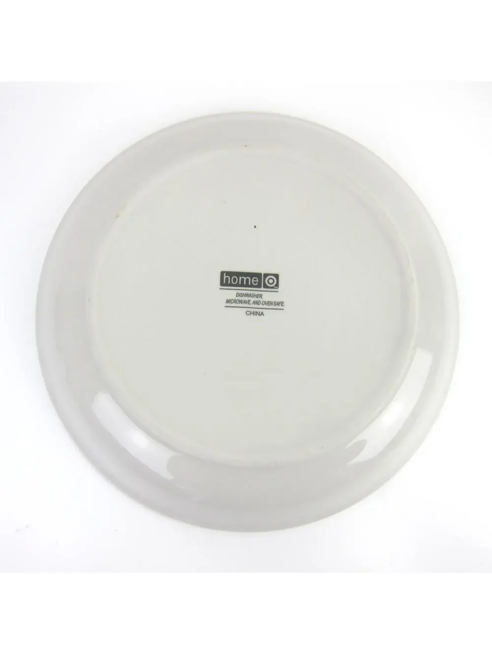 Target Home Dinner Plate Cobalt Blue Rim Embossed Rings 10.25